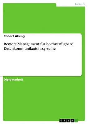 Produktbild von Remote-Management für hochverfügbare Datenkommunikationssysteme