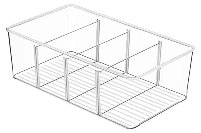 Image de Boîtes de rangement en plastique pour le thé, avec 4 compartiments
