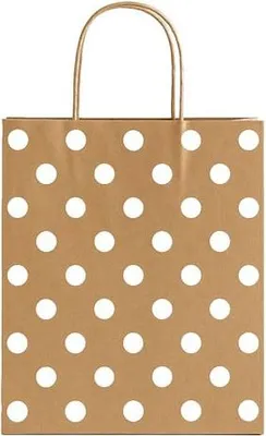 Produktbild von Tasche KRAFT WEISSE PUNKTE 180x80x220