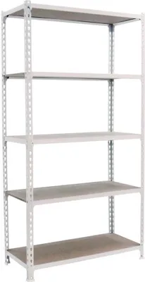 Immagine prodotto di Simonrack scaffale per carichi pesanti MADERCLICK 5 8435104974599 bianco, marrone 90,0 x 40,0 x 180,0 cm