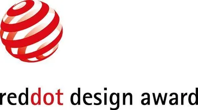 The image shows the Red Dot Design Award logo and text.