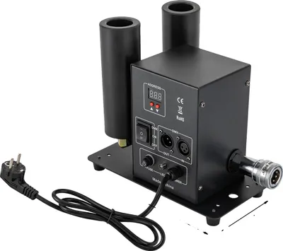 Zdjęcie produktu dla Maszyna do wytwarzania słupów powietrza z CO₂, sterowanie DMX, regulowane dysze, 150 W, wtyczka UE