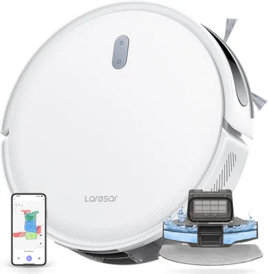 Produktbild von Laresar Staubsauger Roboter,6500Pa Transformative SOF LiDAR-Technologie,3-in-1-Roboterstaubsauger,APP/Alexa,L10