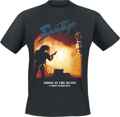 Produktbild von Savatage T-Shirt Herren Ghost in the ruins schwarz L