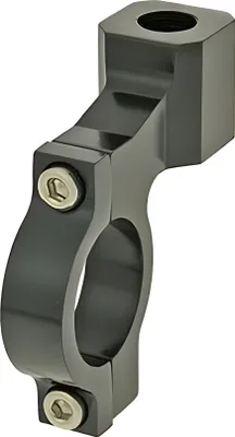 Produktbild von Spiegelhalterung CNC 22mm / M10 Rechtsgewinde - schwarz