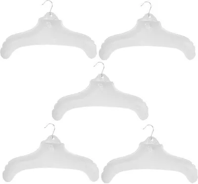 Produktbild von 5-teilig PVC-Kleiderbügel-Set, reißfest und opklappbar, ideal für Zuhause und unterwegs.