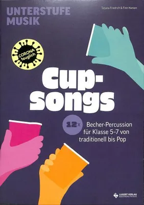 Obrázok produktu pre Cupsongs Unterrichtsmaterial für Musikunterricht Sekundarstufe 5-7, 12 Begleitideen & Video-Tutorials