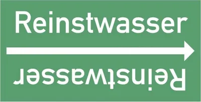 Produktbild von Dreifke® Rohrleitungsband Reinstwasser, DIN 2403, ab Ø 15mm, grün/weiß, 33m/R...