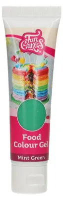 Produktbild von Lebensmittelfarbe Gel Mint Green 30 g - FunCakes, hochkonzentriert, Teig