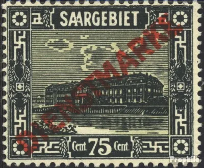 Produktbild von Briefmarken Saarland 1923 Mi D15 mit Falz Freimarken
