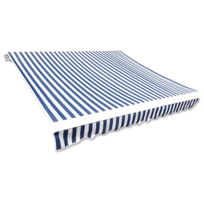 Zdjęcie produktu dla Vidaxl LaFeldoek 350x250 cm Leinwand Blau und Weiß