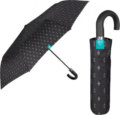 Image de PERLETTI TIME Parapluie pliant automatique pour homme Geometrico, 26287