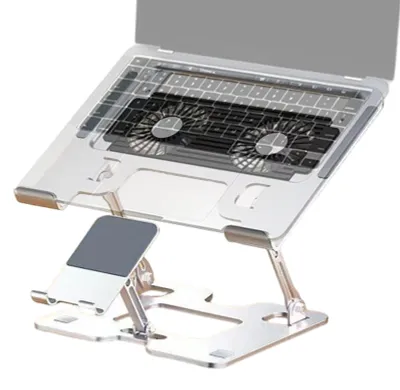 Imagen del producto de Soporte ajustable para portátil, diseñado para un uso ergonómico