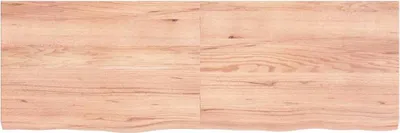 Produktbild von vidaXL Tischplatte Hellbraun 120x40x(2-4)cm Massivholz Eiche Behandelt