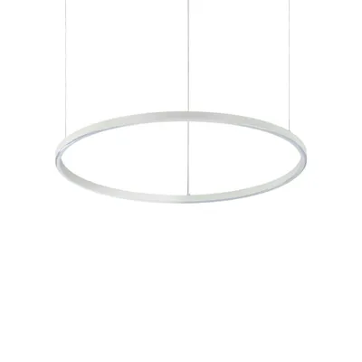 Produktbild von Moderne Hängeampel Aluminium-Kunststoff Weiß Led 38W 3000K D70Cm