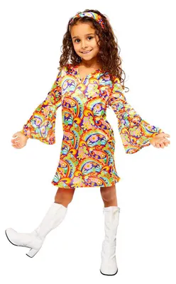 Immagine prodotto di Costume da bambino Hippie Arcobaleno - 6-8 anni