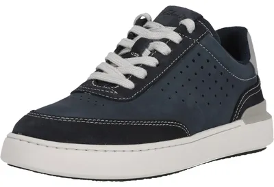 Produktbild von CLARKS Sneaker Courtlite mit federndem Fußbett 2249 Navy Nubuck 41.5