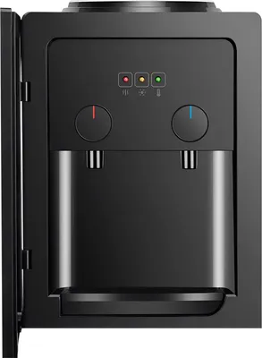 Produktbild von Wasserspender - Tischgerät - Heiß- & Kaltwasser - 220V 50Hz - Heizen 550W, Kühlen 75W - PP-Gehäuse - Schwarz