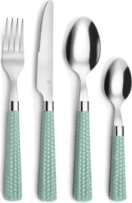 Produktbild von Amefa Paille Besteck Set 24 Stück Metall Bicolour (25 cm)