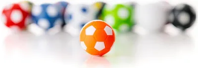 Image de Ballon de foot WINSPEED orange/blanc