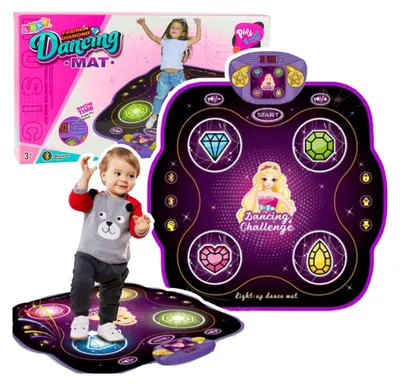 Produktbild von Interaktive Musik-Tanzmatte für Kinder mit Bluetooth und 9 Spielstufen