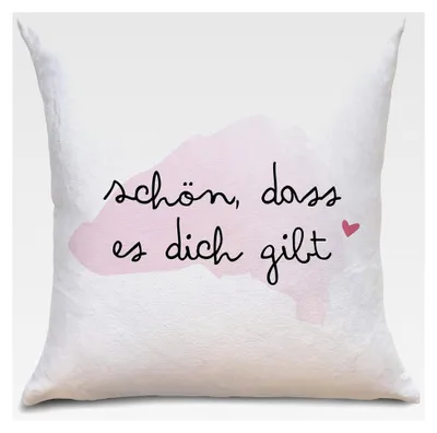 Produktbild von Flauschiges Kissen mit Aufdruck Geschenke Geschenkideen für Mama zum Geburtstag Zierkissen mit Füllung