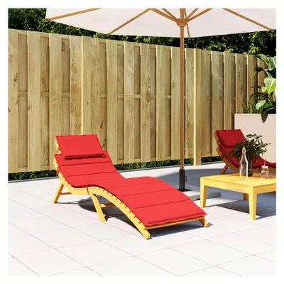 Produktbild von Liegenauflage für Sonnenliege Gartenliege Rot 186x58x3 cm Oxford-Gewebe