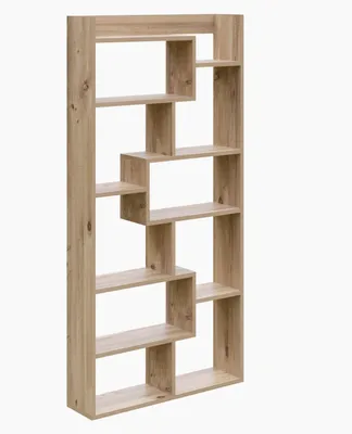 Produktbild von Bücherregal aus Holz "Kuttap" - 90 x 22 x 182 cm - Kiefer