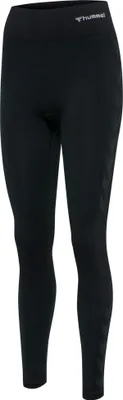 Produktbild von hummel hmlCLEA SEAMLESS MID WAIST TIG BLACK MELANGE BLACK MELANGE XS
