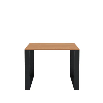 Produktbild von AKKE Erle LOFT Tisch mit schwarze beine LxBxH: 80x60x75 cm