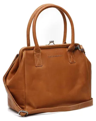 Image de The Chesterfield Brand sac à main sac à épaule bandoulière Dorin Shoulderbag Cognac brun