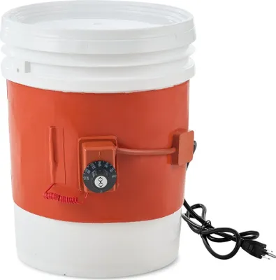 Zdjęcie produktu dla Podgrzewacz taśmowy do beczek 5 galonów - Metalowy podgrzewacz do beczek 800 W - Podgrzewacz do beczek 30-150°C - Skuteczna kontrola temperatury beczek - Ogrzewanie o jakości przemysłowej