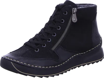 Image de Bottes à lacets Rieker, noir, taille 36