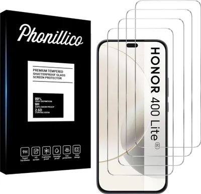 Obrázek produktu pro Tvrzené sklo pro Honor 400 Lite 5G [4 ks] Screen Protector Film Anti-scratch Glass Resistant Phonillico®
