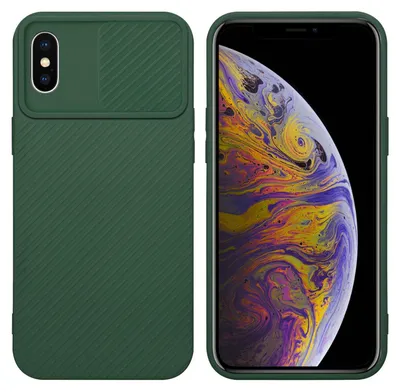 Immagine prodotto di Cadorabo custodia per Apple iPhone XS MAX custodia protettiva in verde custodia del telefono cellulare TPU custodia cover fotocamera protezione