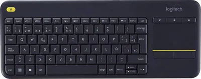 Produktbild von Logitech K400 Plus, Mini, Kabellos, RF Wireless, QWERTY, Schwarz