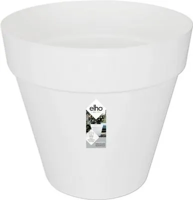 Image de elho loft urban Vase rond à roulettes 60 - blanc