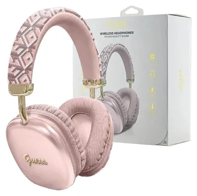Image de Casque intra-auriculaire Bluetooth Guessgubhk1Gctcsp Pink/Pink Gcube Metallic Script Logo