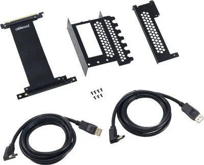 Zdjęcie produktu dla Cablemod CM-VPB-2DK-R, Midi Tower, Wspornik GPU, Czarny, 1 szt., 1,8 m