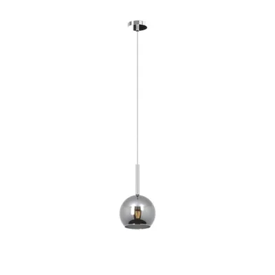 Immagine prodotto di Sospensione Contemporanea Future Metallo Cromo Vetro Cromo 1 Luce E27 D.15Cm
