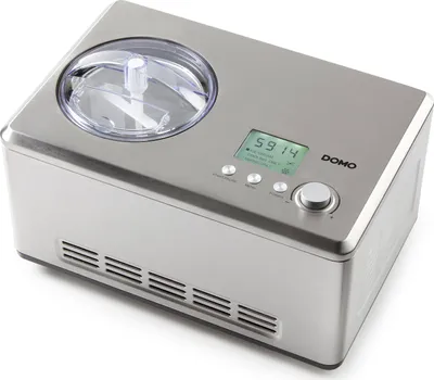 Zdjęcie produktu dla Domo DO9201I, Kompresor ro robienia lodów, 2 l, Stal nierdzewna, LCD, Stal nierdzewna, 180 W