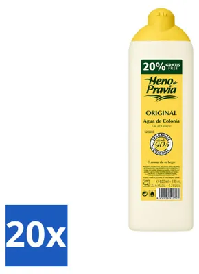 Productafbeelding van 20 x Heno de Pravia Cologne Original - 780 ml - Voordeelverpakking - 20 stuks