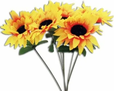 Produktbild von HAAC 20er Set künstliche Sonnenblume Sonnenblumen 32 cm