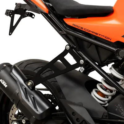 Produktbild von ZIEGER Auspuffhalter kompatibel mit KTM RC 390 schwarz