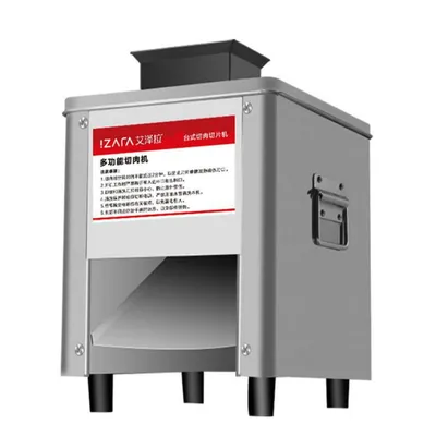 Obrázek produktu pro Elektrický kráječ masa Automatický kráječ masa z nerezové oceli 2,5 mm Univerzální kráječ Komerční pro restaurace Home