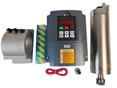Image de Moteur de broche CNC, refroidi à l'eau, haute vitesse, kit, 220 V