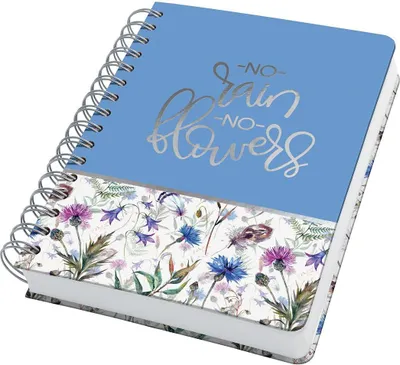 Obrázok produktu pre SIGEL JN619 Zápisník SIGEL so špirálou Jolie® cca DIN A5 bodová sieť, modrá/biela tvrdá väzba 240 strán