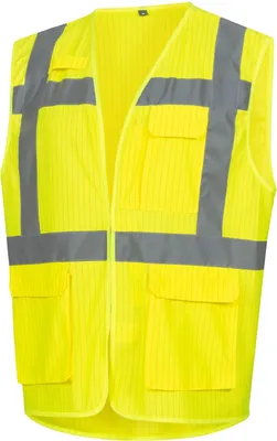 Produktbild von Warnweste 7119 Gr.XL neongelb EN ISO 13688/EN ISO 20471/EN 1149