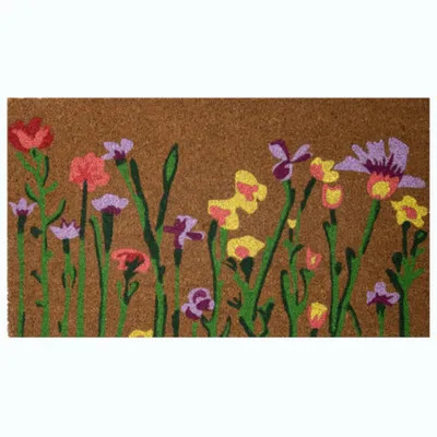 Produktbild von Fußmatte Fleury Mohnblumen Mars & More 75x50x2cm Kokosfaser gummiert