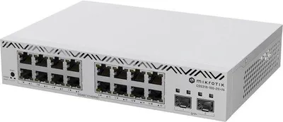 Productafbeelding van Managed Netwerk Switch met 16 Gigabit Poorten en 2 SFP+ Uplinks